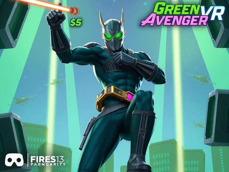 Green Avenger VR Game Cover Art